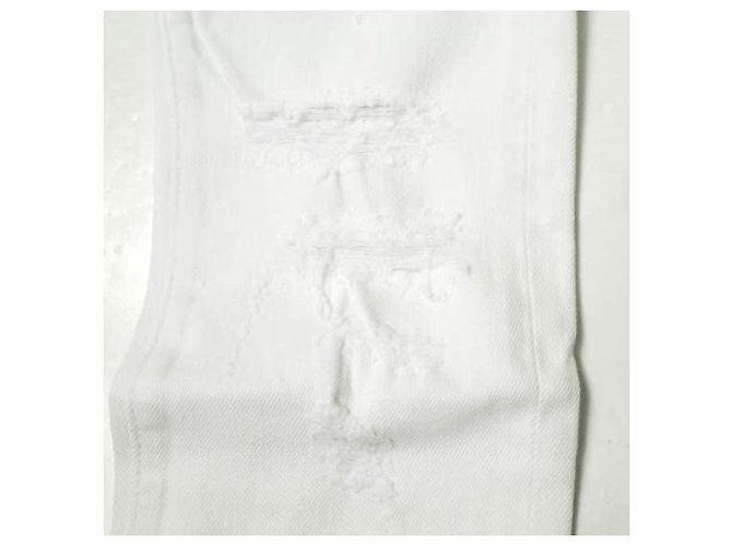 Autre Marque Calça jeans skinny com tornozelo D-ID FLORENCE Branco - vista 7