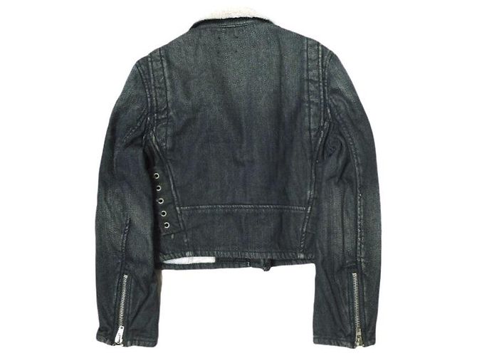 Autre Marque D-ID BIKER JACKET Denim Jacket Blue - view 2