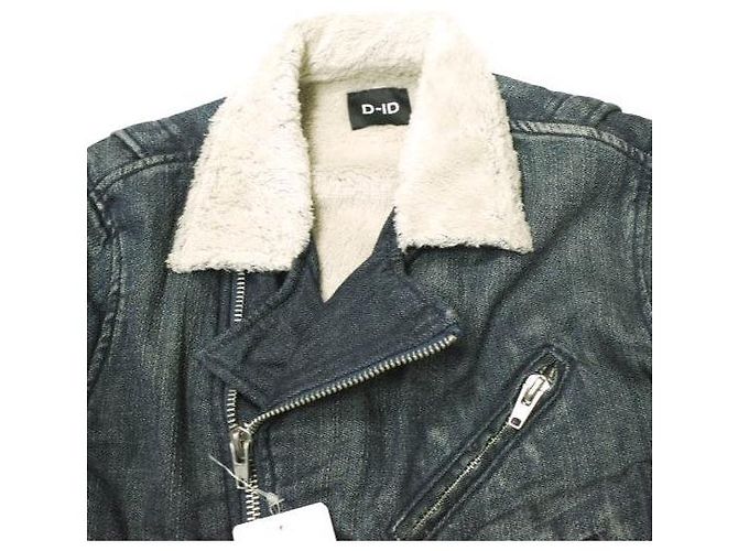 Autre Marque D-ID BIKER JACKET Denim Jacket Blue - view 4