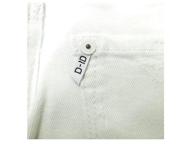 Autre Marque Calça jeans skinny com tornozelo D-ID FLORENCE Branco - vista 9