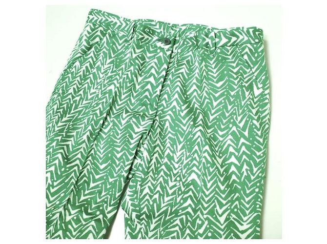 Autre Marque Pantalones de algodón stretch INCOTEX HIGH COMFORT Verde - vista 5