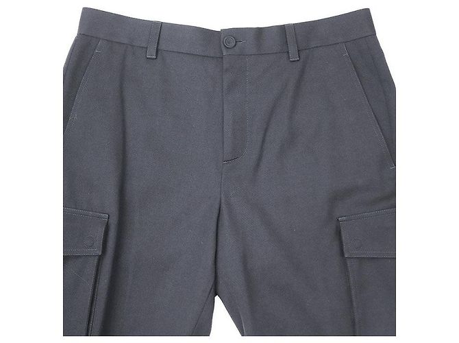 Pantalones Cargo de Lana Dior 2021 Azul Azul marino - vista 3