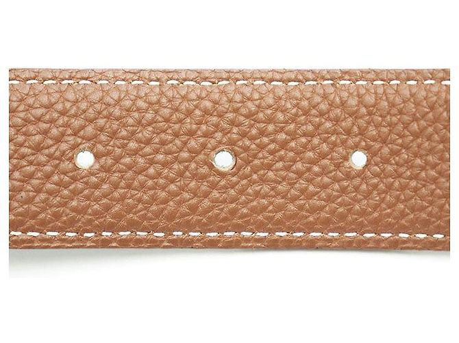Cinturón Trillon de Box Calf Constance 80 de Hermès Castaño Negro - vista 11