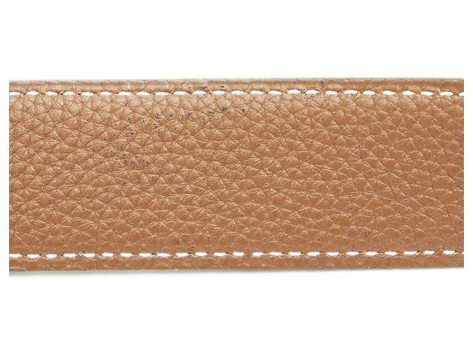Cinturón Trillon de Box Calf Constance 80 de Hermès Castaño Negro - vista 8
