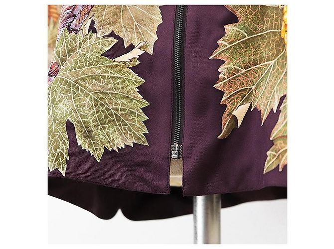 Chaqueta de seda Cave Vin de Hermès Púrpura - vista 15