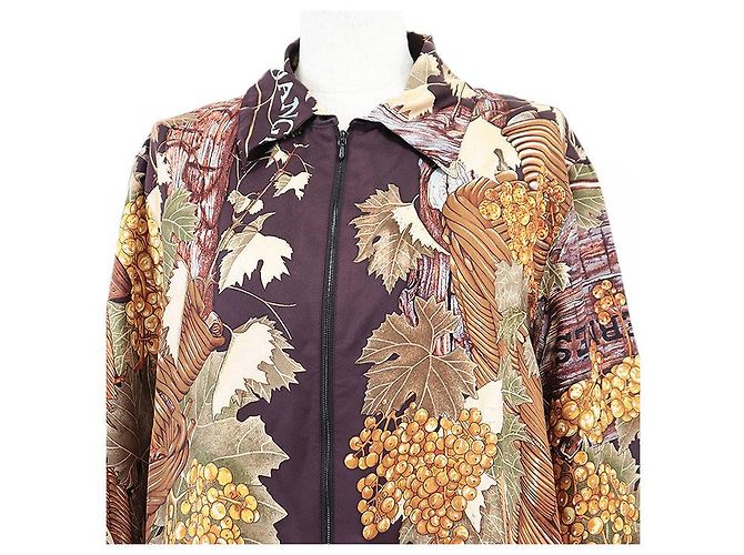 Chaqueta de seda Cave Vin de Hermès Púrpura - vista 2