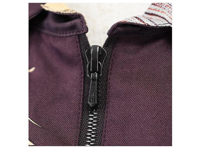 Chaqueta de seda Cave Vin de Hermès Púrpura - vista 3