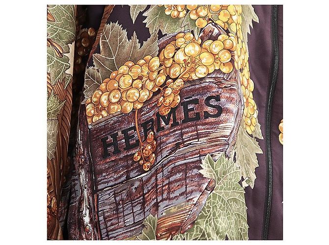 Chaqueta de seda Cave Vin de Hermès Púrpura - vista 4