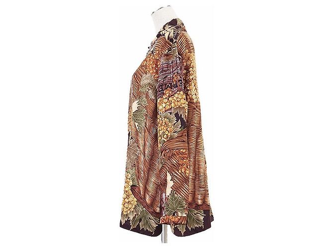Chaqueta de seda Cave Vin de Hermès Púrpura - vista 5