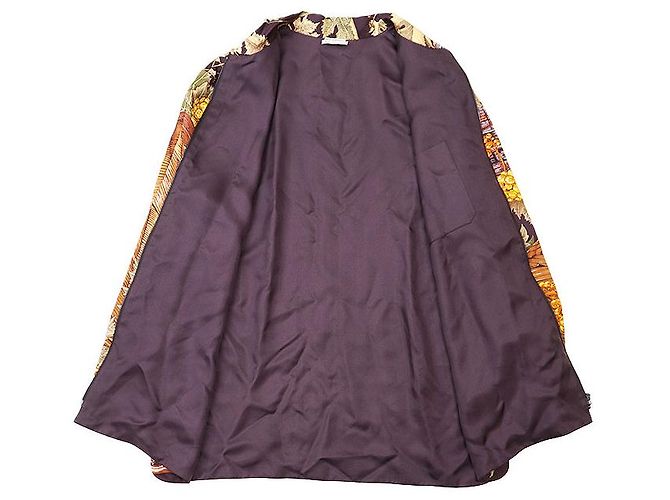 Chaqueta de seda Cave Vin de Hermès Púrpura - vista 8