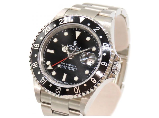 Rolex GMT-Master II aus Edelstahl Schwarz - Ansicht 2