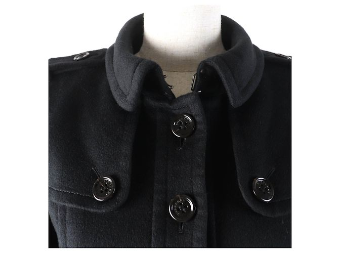 Abrigo de cachemira Burberry Londres Negro - vista 4