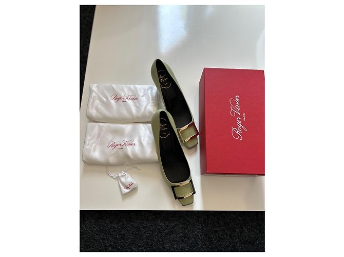 Roger Vivier Belle Vivier tromba 7 Verde chiaro - vista 11