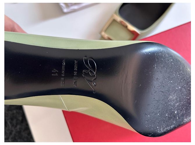 Roger Vivier Belle Vivier tromba 7 Verde chiaro - vista 13