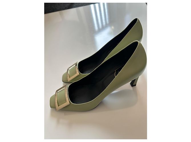 Roger Vivier Belle Vivier tromba 7 Verde chiaro - vista 3