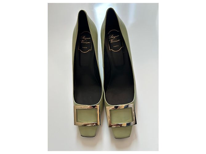 Roger Vivier Belle Vivier tromba 7 Verde chiaro - vista 4