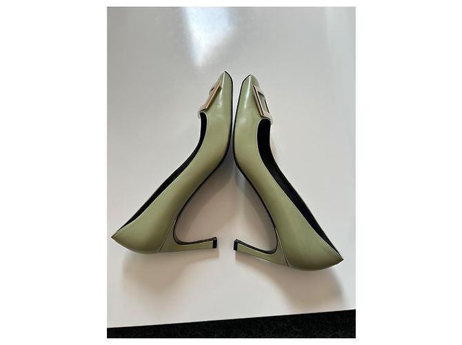 Roger Vivier Belle Vivier tromba 7 Verde chiaro - vista 5
