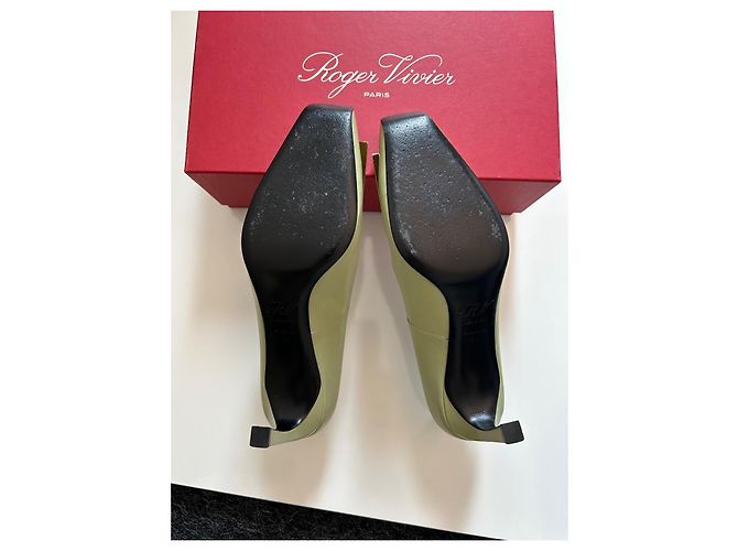 Roger Vivier Belle Vivier tromba 7 Verde chiaro - vista 7