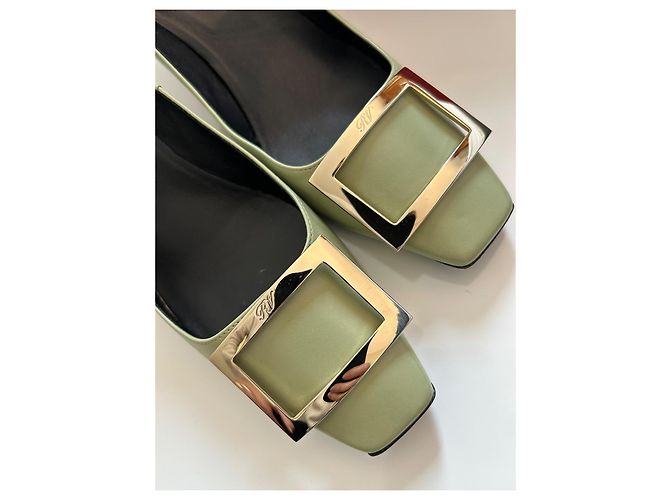 Roger Vivier Belle Vivier tromba 7 Verde chiaro - vista 9