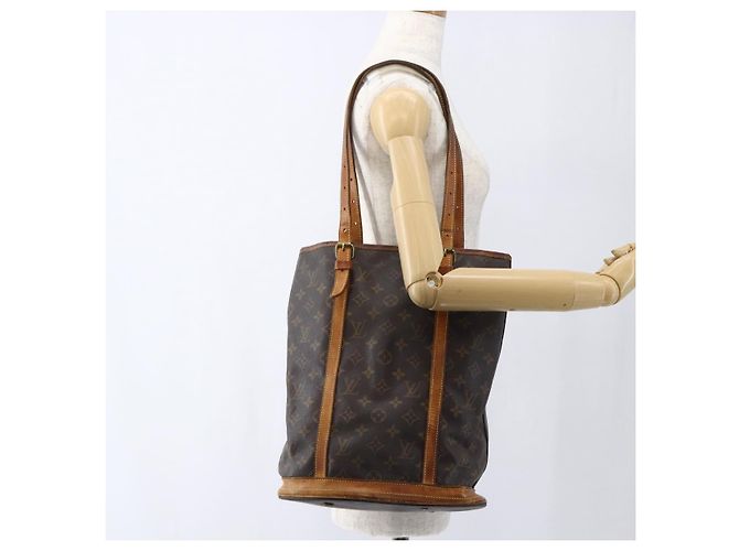 LOUIS VUITTON Borsa a Spalla Monogram Bucket GM M42236 LV Auth 173591 Monogramma - vista 22