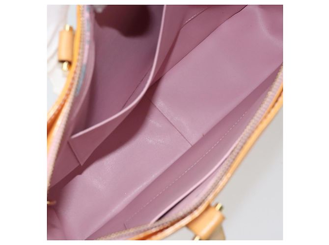 LOUIS VUITTON Borsa Tote Columbus Monogram Vernis Rosa M91032 LV Auth 170832 - vista 11