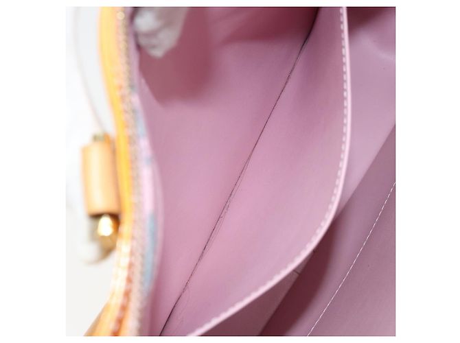 LOUIS VUITTON Borsa Tote Columbus Monogram Vernis Rosa M91032 LV Auth 170832 - vista 22