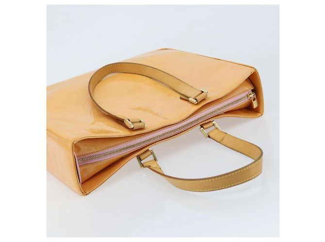 LOUIS VUITTON Borsa Tote Columbus Monogram Vernis Rosa M91032 LV Auth 170832 - vista 6