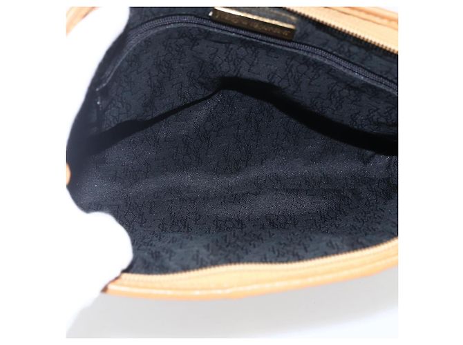 SAINT LAURENT Clutch Bag Leather Black Gold Auth am10700 Golden - view 10