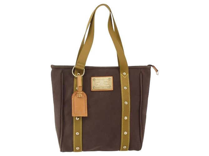 LOUIS VUITTON Antigua Cabas MM Borsa Tote Marrone M40086 LV Auth ka2512 - vista 13