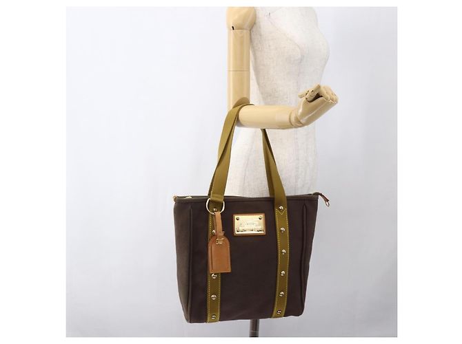 LOUIS VUITTON Antigua Cabas MM Borsa Tote Marrone M40086 LV Auth ka2512 - vista 22