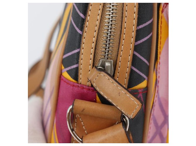 Borsa a Spalla Christian Dior in Tela Rivestita Multicolore Argento Autentica 170996 - vista 10