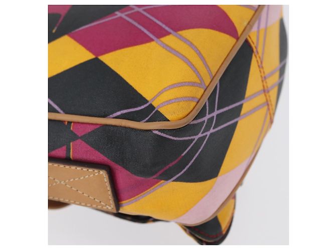 Borsa a Spalla Christian Dior in Tela Rivestita Multicolore Argento Autentica 170996 - vista 15