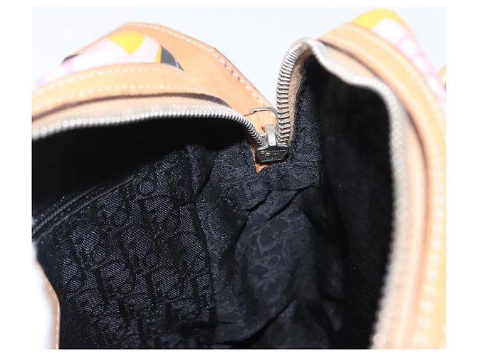 Borsa a Spalla Christian Dior in Tela Rivestita Multicolore Argento Autentica 170996 - vista 19