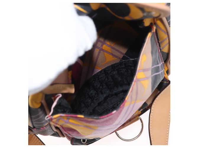 Borsa a Spalla Christian Dior in Tela Rivestita Multicolore Argento Autentica 170996 - vista 21