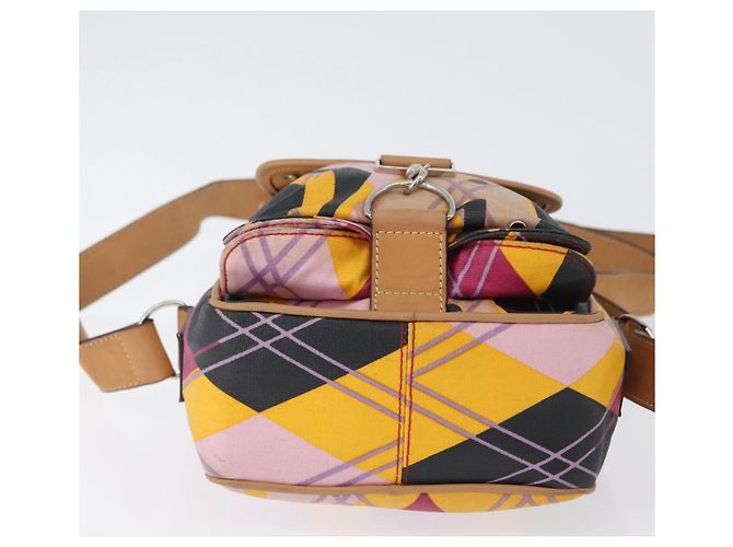 Borsa a Spalla Christian Dior in Tela Rivestita Multicolore Argento Autentica 170996 - vista 5