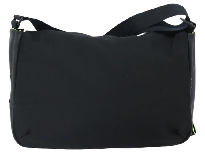 Borsa a spalla CHANEL Sports Line in nylon nero CC Auth BA9965 - vista 2