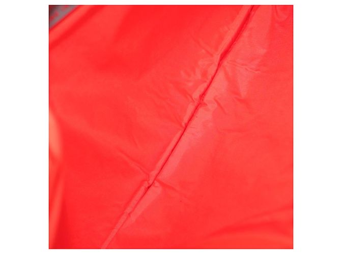Borsa sportiva Prada in nylon arancione e argento autentica 172265 - vista 10