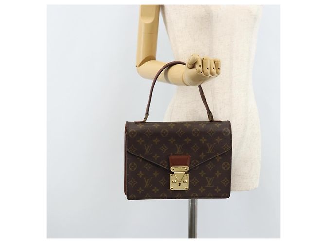 LOUIS VUITTON Borsa a Mano Monogram Concorde M51190 Auth LV ka2479 Monogramma - vista 28