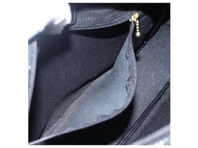 Borsa a Spalla LOEWE in Tela Pelle Nera Oro Auth 173644 Nero D'oro - vista 22