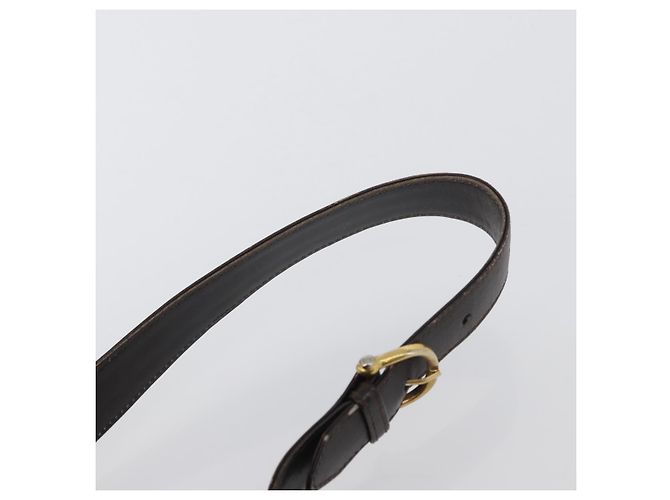 Céline Borsa a Spalla Celine C Sulky in Tela Marrone Oro Auth ep13505 D'oro - vista 14