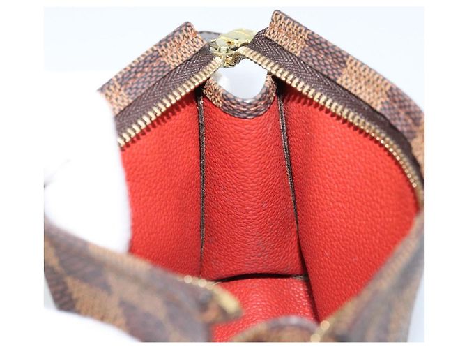 LOUIS VUITTON Poche Toilette 15 Damier Ebene N47548 Auth LV 172588V - vista 18