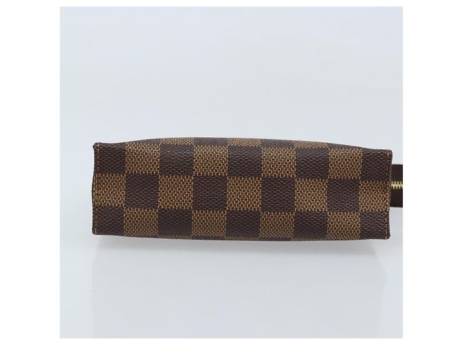 LOUIS VUITTON Poche Toilette 15 Damier Ebene N47548 Auth LV 172588V - vista 6