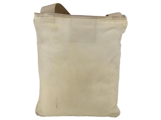Borsa a Spalla PRADA Nylon Avorio Argento Autentica LNZ256 Crudo - vista 2