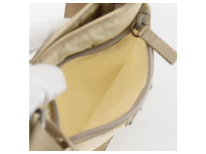 Borsa a Spalla PRADA Nylon Avorio Argento Autentica LNZ256 Crudo - vista 22