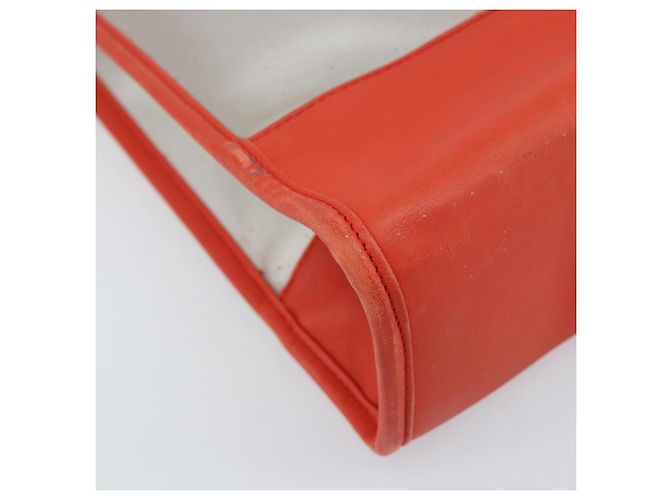 LOEWE Borsa Tote Anagramma Vinile Trasparente Rossa Auth ka2475 Rosso - vista 15