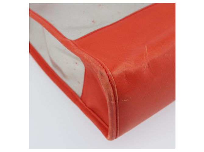LOEWE Borsa Tote Anagramma Vinile Trasparente Rossa Auth ka2475 Rosso - vista 17