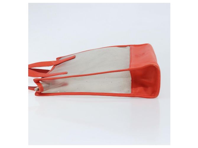 LOEWE Borsa Tote Anagramma Vinile Trasparente Rossa Auth ka2475 Rosso - vista 4