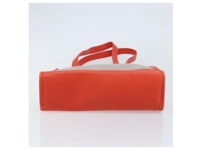 LOEWE Borsa Tote Anagramma Vinile Trasparente Rossa Auth ka2475 Rosso - vista 5