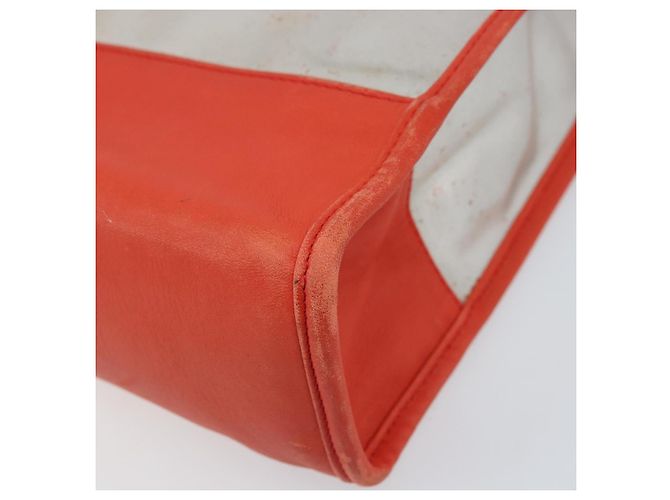 LOEWE Borsa Tote Anagramma Vinile Trasparente Rossa Auth ka2475 Rosso - vista 8