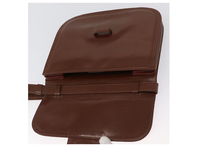Borsa a Spalla in Pelle Marrone Auth Saint Laurent 172229 - vista 10
